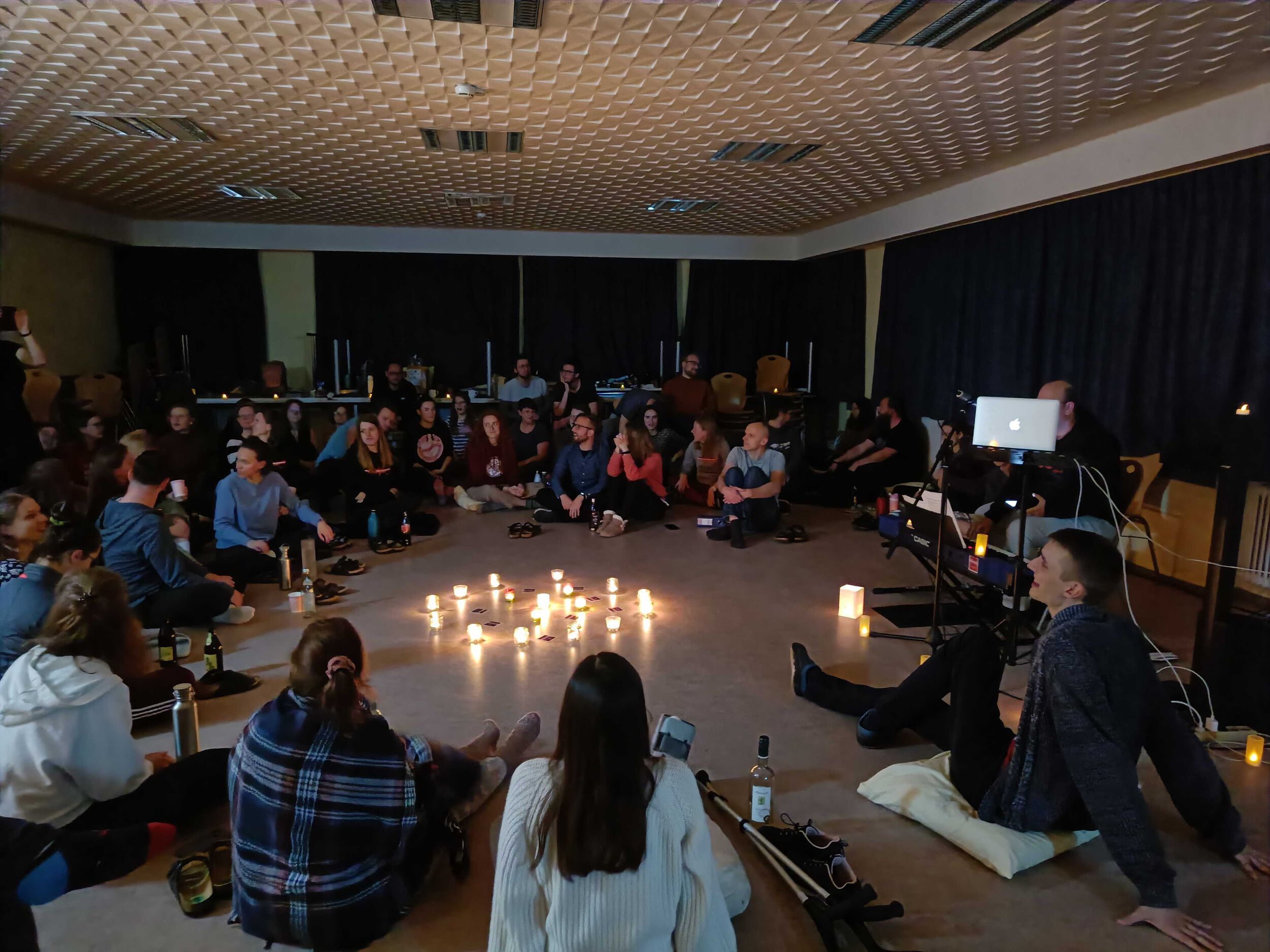 Kerzenscheinprobe Kerzenscheinprobe beim Probenwochenende